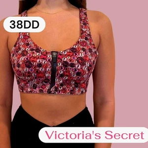 Victoria's Secret Knockout Padded Front Close Racerback Sports Bra - 38DD - Picture 1 of 24