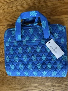 Vera Bradley Hanging Organizer Marine Turtles Travel Cosmetic Bag Case RARE NEW - Picture 1 of 8