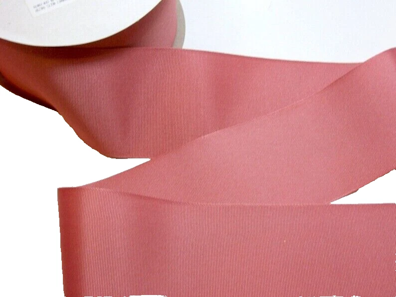 Grosgrain Ribbon 3 inches wide x 7 yards Terra Cotta Orange Cheer Bow B61 - Image 1 of 4