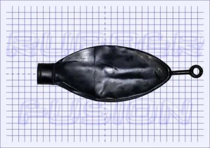 ☢ 0.5L Rebreather Bag + Connector Choice - Rubber Latex Gas Mask Respirator - Photo 1 sur 2