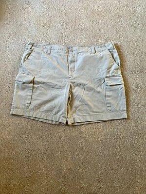 Nautica Beige Men’s Cargo Shorts Flat Front SIZE 52W - Image 1 of 4