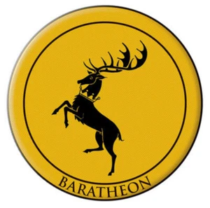 Game of Thrones Baratheon House Stag Crest Embroidered Patch Cosplay - Picture 1 of 1