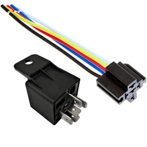 12V 30 40A SPDT Bosch Style Automotive Relays & Socket Harness (Pack of 12) - Picture 1 of 5