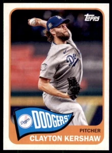 Clayton Kershaw 2021 Topps Series 2 1965 Throwback Insert Card #T65-28 Los - Picture 1 of 2