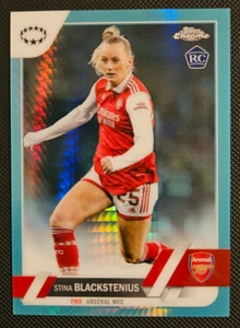 2022-23 Topps Chrome UEFA Women's Aqua #25 Stina Blackstenius RC! - Bild 1 von 2