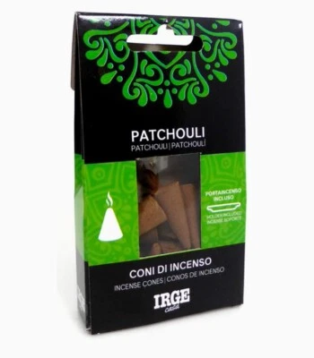Cono Incenso 12 coni Patchouli incensi Indiani di alta qualità - Immagine 1 di 2