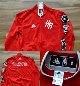 Houston Rockets Adidas Jacket Warmup On-Court 15-16 Red NBA Men S - Picture 1 of 15