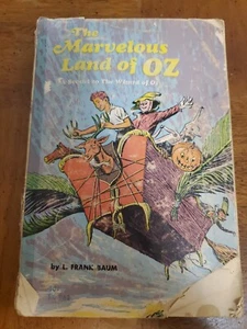 THE MARVELOUS LAND OF OZ Sequel Wizard PB Frank Baum TX962 Scholastic 1967 1st - Picture 1 of 5