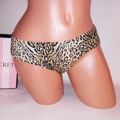Victoria Secret Swim Bikini Bottom Medium Black Tan Leopard Hipster Animal Print - Image 1 of 4