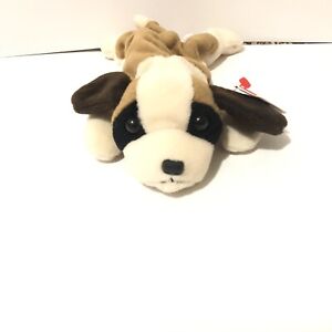 Vintage 1996 Ty Beanie Baby Bernie the St. Bernard Dog Plush Stuffed Animal Toy