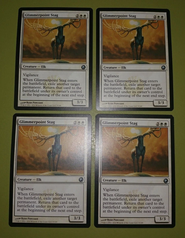 Glimmerpoint Stag x4 Scars of Mirrodin 4x Playset Magic the Gathering MTG - Image 1 of 1
