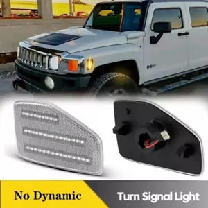 Front Bumper Led Side Marker Turn Signal Light For 2006-2010 Hummer H3 09-10 H3T - Picture 1 of 8