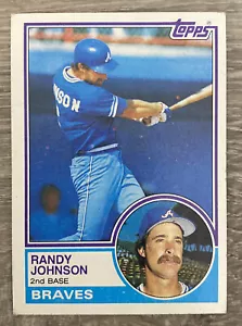 1983 Topps Baseball #596 Randy Johnson - Picture 1 of 2