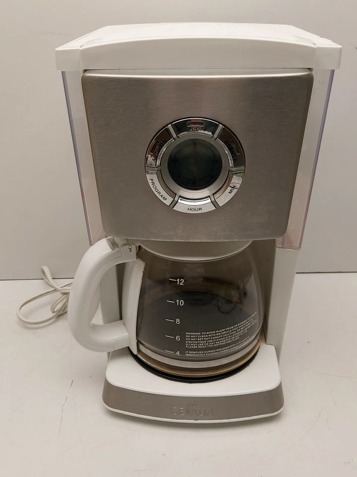 Gevalia Kaffe 12 Cup Automatic Coffee Maker CM650 White - Image 1 of 4