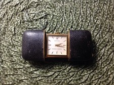 SCHIFFMAN ERMETOPHON TRAVEL WATCH RUNNING