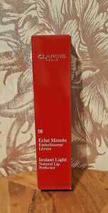 *NEW* CLARINS INSTANT LIGHT NATURAL LIP PERFECTOR 12ML 08 PLUM BOXED VERY RARE