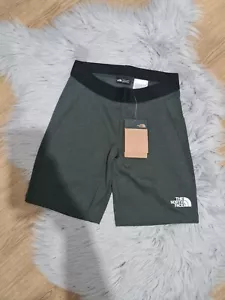 The North Face Womens Dark Green Training Shorts Size S BNWT - Picture 1 of 4