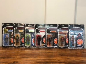 7 New Hasbro Kenner Retro Collection Star Wars The Mandalorian 3.75" Figures - Picture 1 of 12