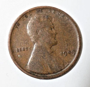 1909 P Lincoln Weizenpenny, Münze ist ein HOCHWERTIGER kleiner Cent (8+ Artikel versandkostenfrei) - Bild 1 von 2
