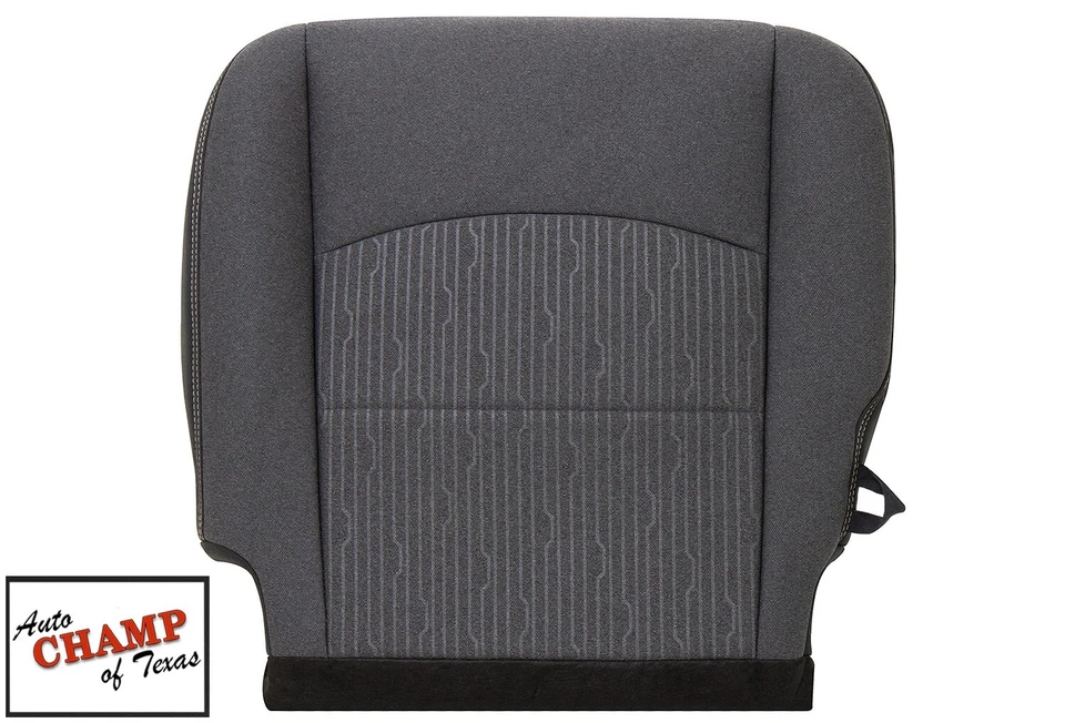 For 19-24 Dodge Ram 4500 5500 Tradesman Driver Bottom Cloth Seat Cover Dk Gray - Image 1 of 4