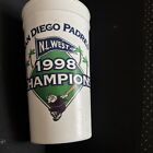 1998 N.L. WEST CHAMPIONS San Diego Padres Souvenir große Kunststoff-Limonade Tasse