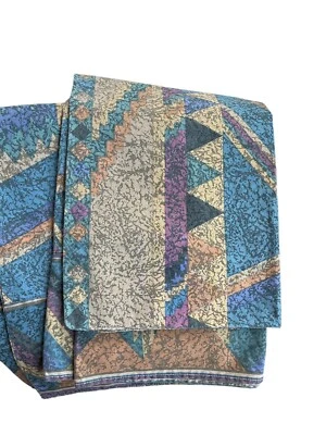 2 fundas de almohada estándar geométricas vintage Wamsutta suroeste azteca Foto 1 de 4