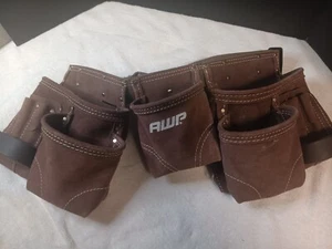 AWP Leather Tool Belt Unmarked Tool Belt. Used Once! - Picture 1 of 10