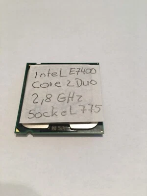 CPU Intel Core 2 Duo E7400 2x2,8 GHz Sockel 775  - Bild 1 von 2