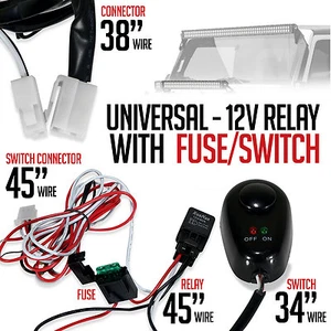 Arnés de cableado de relé automotriz 12V DC 5-Pin 40A enchufe interruptor fusionado 30A SPDT - Imagen 1 de 7
