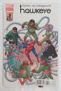 Hawkeye #1 50 años de Spider-Man variante Marvel Comics 2012 Lucky the Pizza Dog - Imagen 1 de 2
