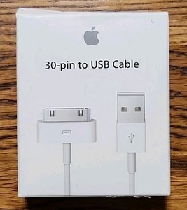 Original Genuine Authentic Apple MA591G/C 30-pin to USB Cable - Zdjęcie 1 z 4