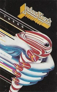 Judas Priest Turbo cassette UK Cbs 1986 cassette red paper label on black shell - Picture 1 of 6