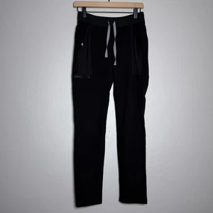 Pantalones de mujer Figs XXS negros elásticos enfermera cuidador médicos - Imagen 1 de 8