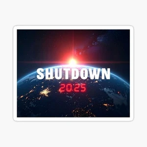 2025 Government shutdown  USA America - Bild 1 von 1