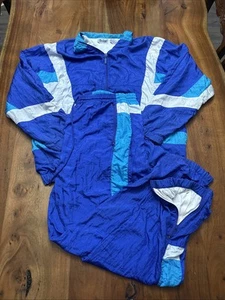 Vintage MacGregor Colorblock Track suit, Leisure/Jogging Jacket and Pants Size L - Picture 1 of 21