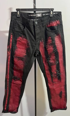 Jordan Craig Legacy Edition Collins Men's Pants Red Black 32 30 - Image 1 of 4