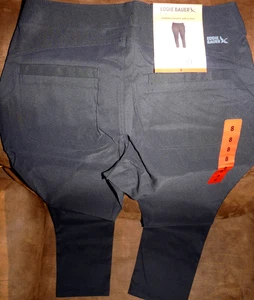 Eddie Bauer Pants Womens Size 8 Horizon Straight Leg Outdoors New with tag BLACK - Picture 1 of 4