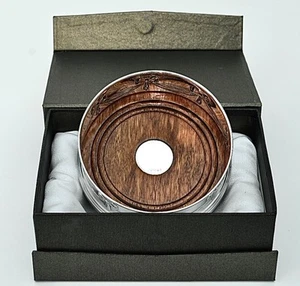 Favoloso sottobicchiere bottiglia champagne/vino in argento sterling di B&Co: in scatola 2000.:174 g - Foto 1 di 24