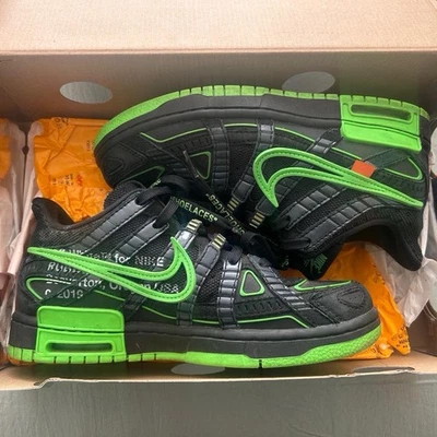 Nike Off-White x Air Rubber Dunk University Green - Image 1 of 4