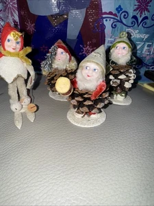 Pulitore per tubi in ciniglia pigna vintage Elfi 4 - Foto 1 di 1