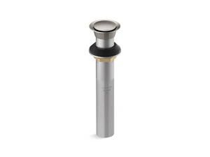 Kohler K-33151-CP Bathroom sink clicker drain without overflow, Polished Chrome - Picture 1 of 2