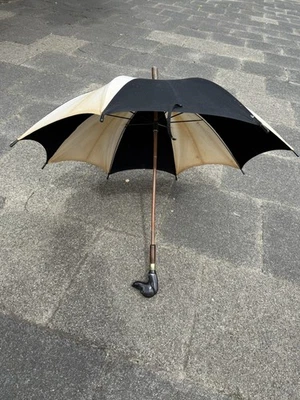 Regenschirm alt Studentika Patriotika ca 1920  - Bild 1 von 4