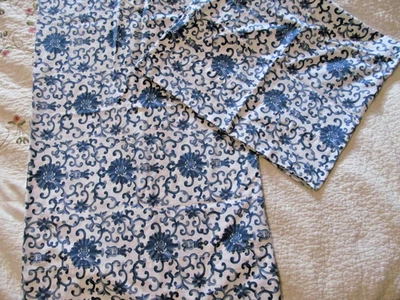 2 fronhas padrão chinoiserie roseta porcelana Ralph Lauren azul e branco - Imagem 1 de 4