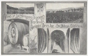 1910 St. Helena, California - Los Hermanos Vineyards, Beringer Bros Wine, Napa - Imagen 1 de 2