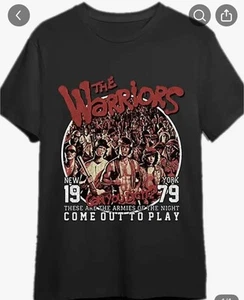 THE WARRIORS XL T-SHIRT * CLASSIC MOVIE FROM 1979 * VINTAGE * BASEBALL FURIES - Picture 1 of 3