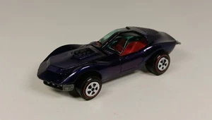 Johnny Lightning Topper 1969 Redline PERSONALIZZATO MAKO SHARK viola con interni rossi ๐ฅ - Foto 1 di 10