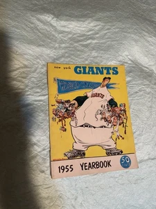 Anuario Willie Mays 1955 vintage de los New York Giants - Imagen 1 de 10