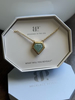 Collar Bomb Party Original Un Suspiro Que Permanece Azul Sobre Chapado en Oro NK23055 Foto 1 de 2