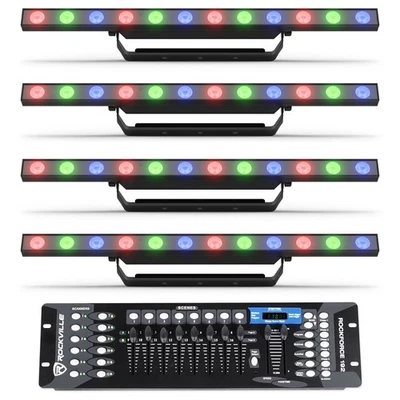 (4) Chauvet DJ COLORBand PIX ILS efecto lavado/tira/luces ciegas + controlador DMX Foto 1 de 4
