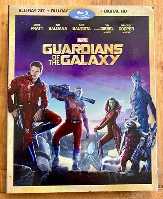 Guardians of The Galaxy Blu-ray 3D + Blu-ray + Digital HD w/ Slipcover NEW - Image 1 of 3